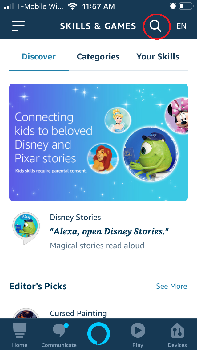 Alexa Skills instructions step 3